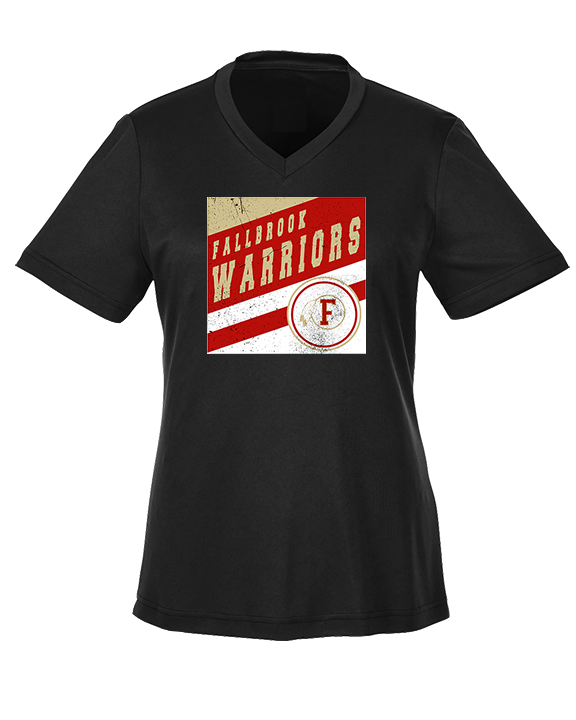 Fallbrook HS Girls Basketball Square - Womens Performance Shirt