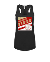 Fallbrook HS Girls Basketball Square - Womens Tank Top