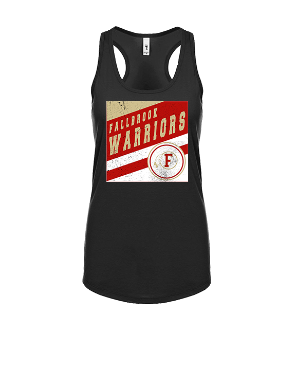 Fallbrook HS Girls Basketball Square - Womens Tank Top