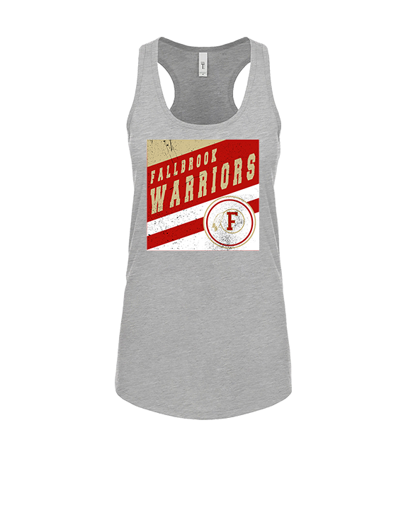 Fallbrook HS Girls Basketball Square - Womens Tank Top