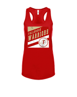 Fallbrook HS Girls Basketball Square - Womens Tank Top