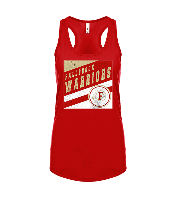 Fallbrook HS Girls Basketball Square - Womens Tank Top