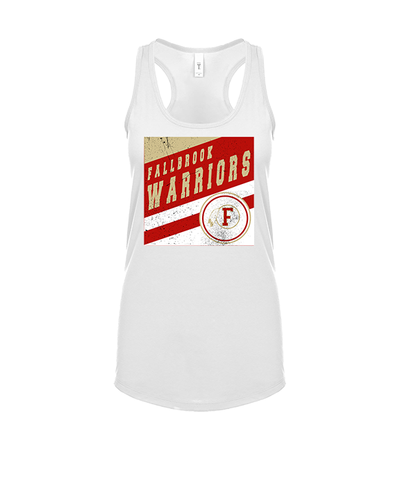 Fallbrook HS Girls Basketball Square - Womens Tank Top