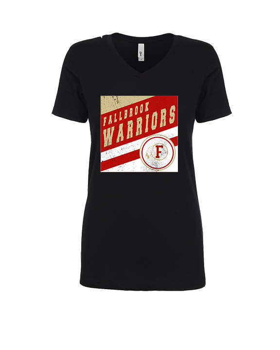 Fallbrook HS Girls Basketball Square - Womens Vneck