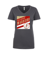 Fallbrook HS Girls Basketball Square - Womens Vneck