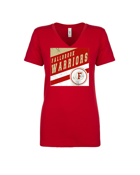 Fallbrook HS Girls Basketball Square - Womens Vneck