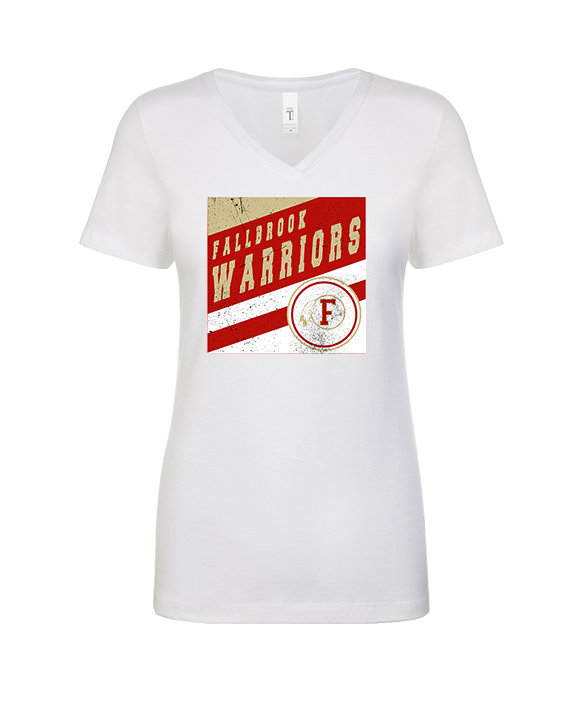 Fallbrook HS Girls Basketball Square - Womens Vneck