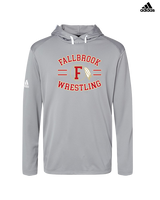 Fallbrook HS Wrestling Curve - Mens Adidas Hoodie