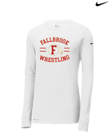 Fallbrook HS Wrestling Curve - Mens Nike Longsleeve