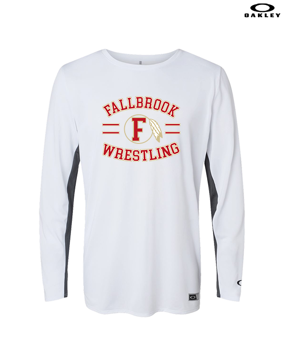 Fallbrook HS Wrestling Curve - Mens Oakley Longsleeve