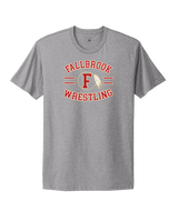 Fallbrook HS Wrestling Curve - Mens Select Cotton T-Shirt