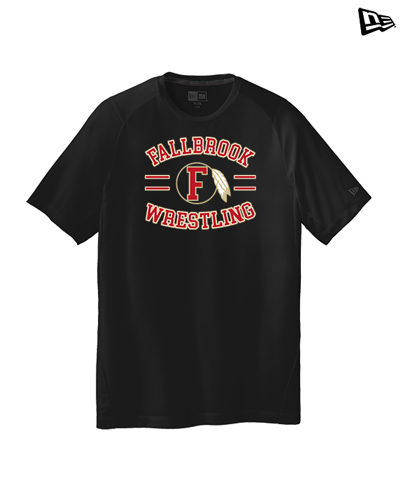 Fallbrook HS Wrestling Curve - New Era Performance Shirt