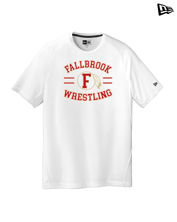 Fallbrook HS Wrestling Curve - New Era Performance Shirt