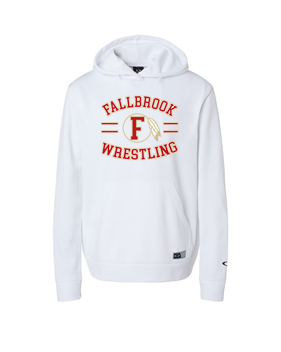 Fallbrook HS Wrestling Curve - Oakley Performance Hoodie