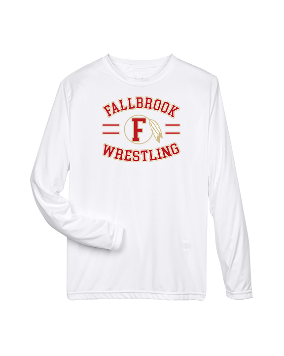 Fallbrook HS Wrestling Curve - Performance Longsleeve