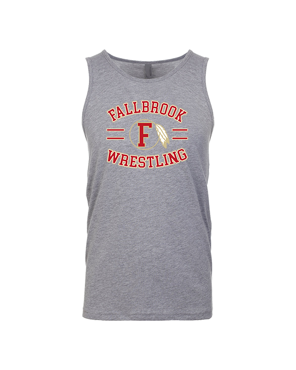 Fallbrook HS Wrestling Curve - Tank Top