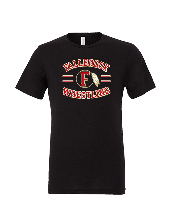 Fallbrook HS Wrestling Curve - Tri-Blend Shirt