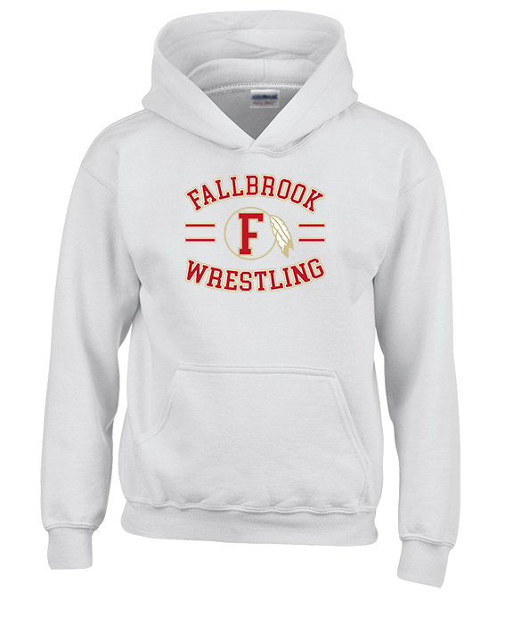Fallbrook HS Wrestling Curve - Unisex Hoodie