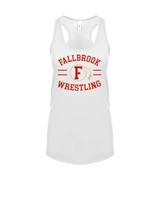 Fallbrook HS Wrestling Curve - Womens Tank Top
