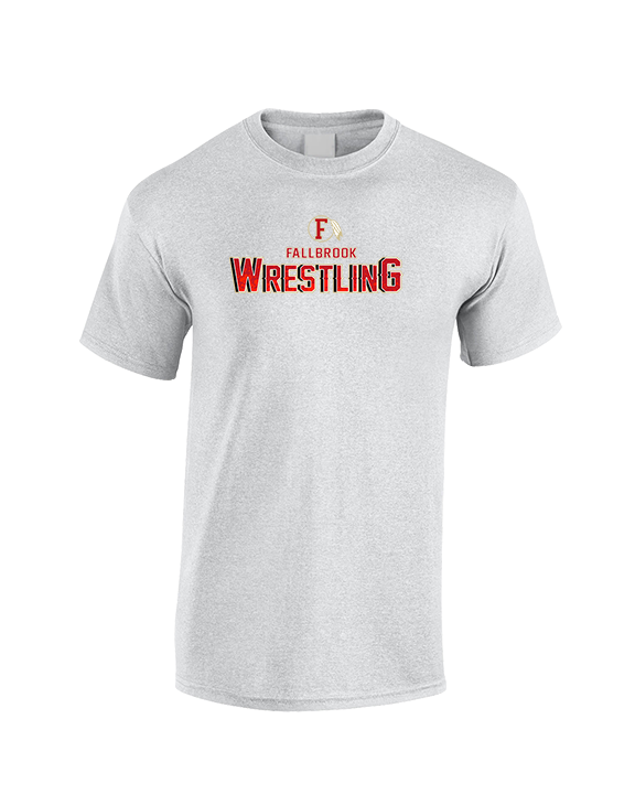 Fallbrook HS Wrestling Logo - Cotton T-Shirt