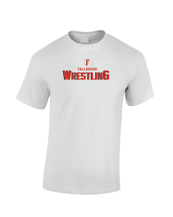 Fallbrook HS Wrestling Logo - Cotton T-Shirt