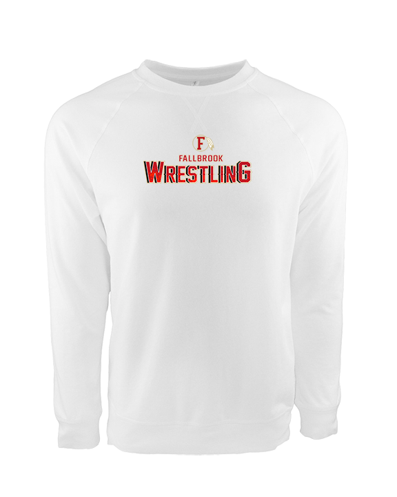 Fallbrook HS Wrestling Logo - Crewneck Sweatshirt