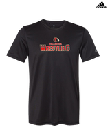 Fallbrook HS Wrestling Logo - Mens Adidas Performance Shirt