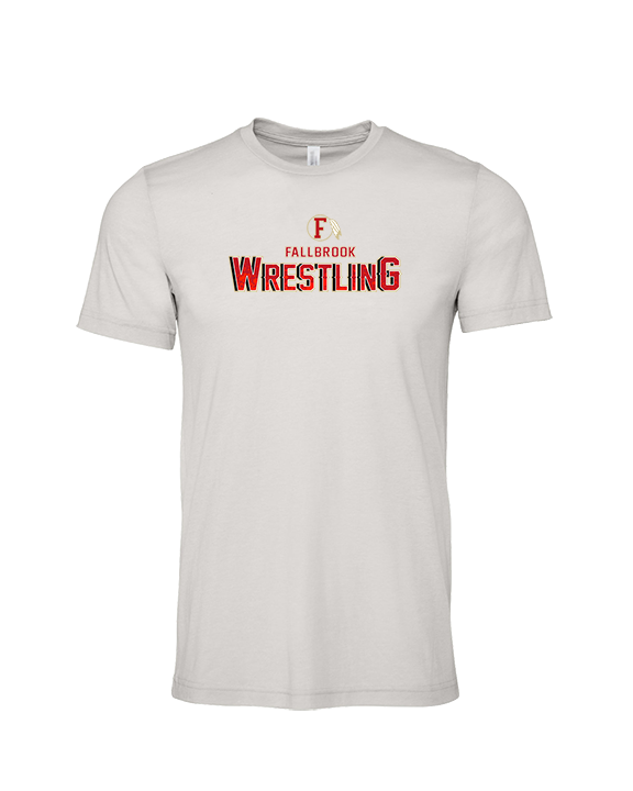 Fallbrook HS Wrestling Logo - Tri-Blend Shirt