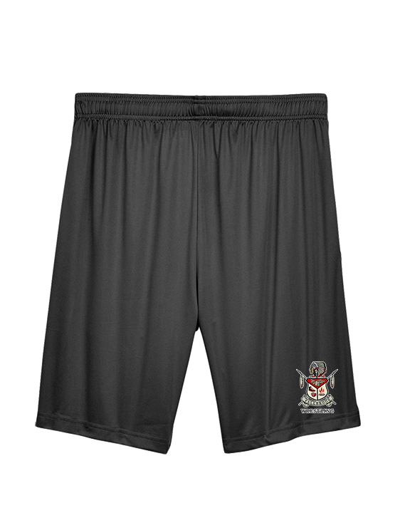 Fallbrook HS Wrestling Logo Full Logo - Mens Training Shorts with Pockets