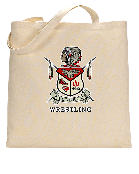 Fallbrook HS Wrestling Logo Full Logo - Tote