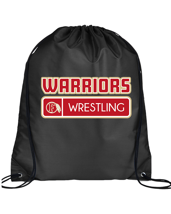 Fallbrook HS Wrestling Pennant - Drawstring Bag