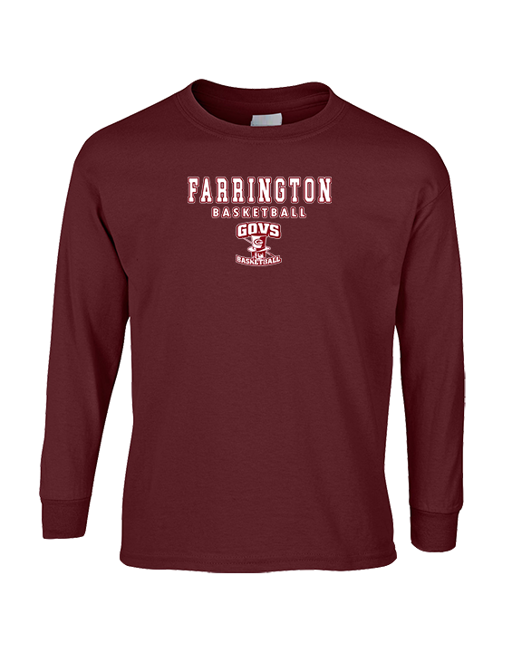 Farrington HS Basketball Block - Cotton Longsleeve