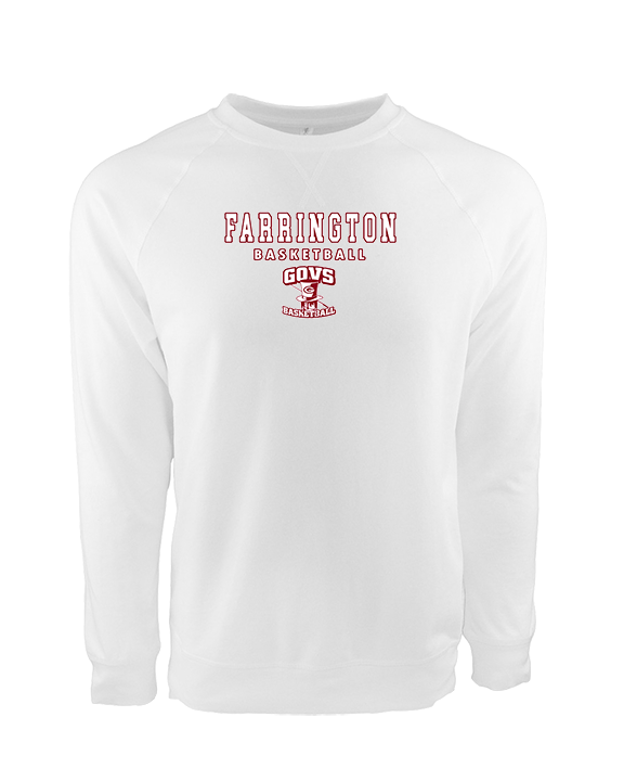 Farrington HS Basketball Block - Crewneck Sweatshirt