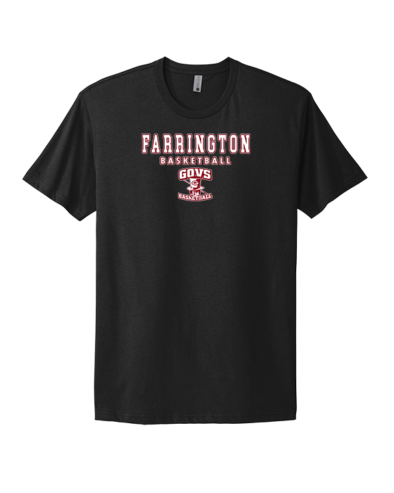 Farrington HS Basketball Block - Mens Select Cotton T-Shirt