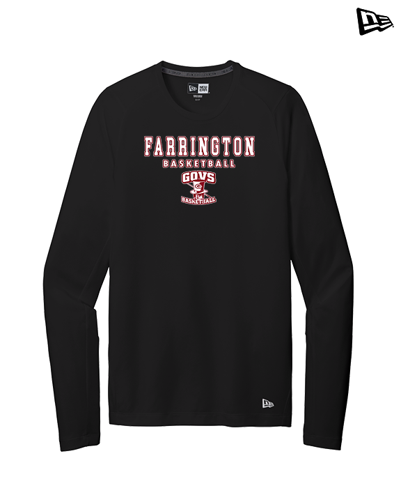 Farrington HS Basketball Block - New Era Performance Long Sleeve