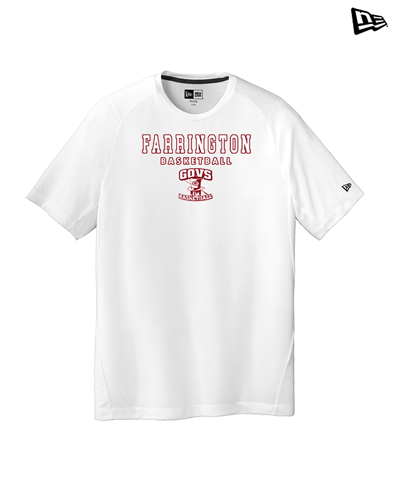 Farrington HS Basketball Block - New Era Performance Shirt
