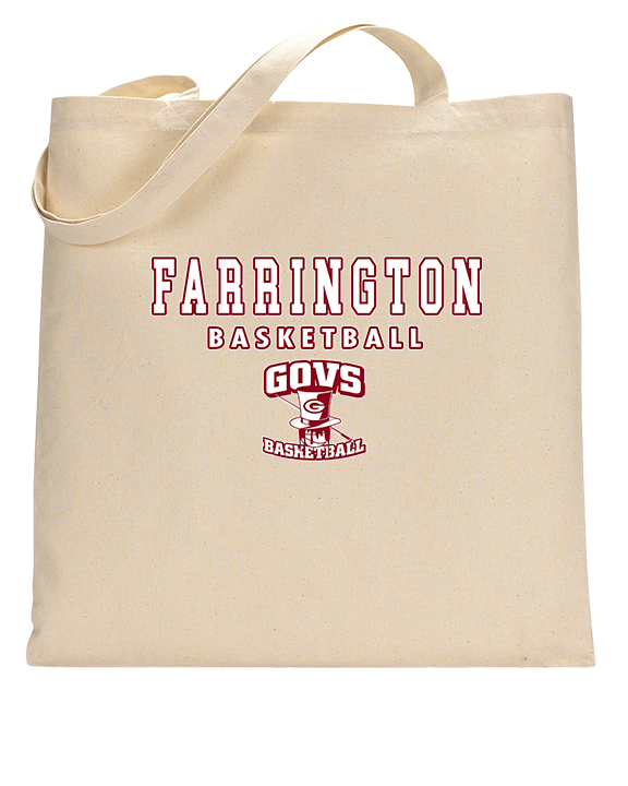 Farrington HS Basketball Block - Tote