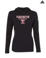 Farrington HS Basketball Block - Womens Adidas Hoodie