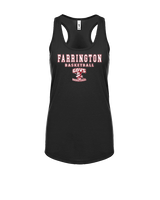Farrington HS Basketball Block - Womens Tank Top