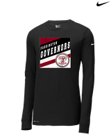 Farrington HS Basketball Square - Mens Nike Longsleeve