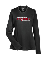 Farrington HS Girls Soccer Bold - Womens Performance Longsleeve