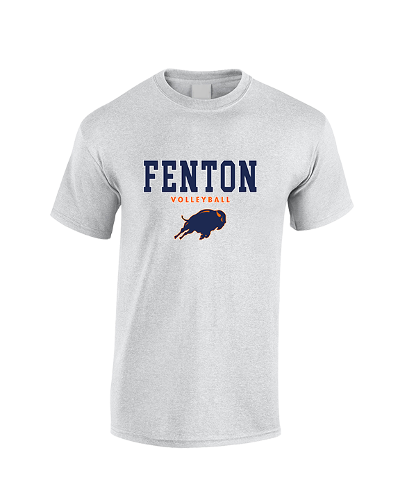 Fenton HS Boys Volleyball Block - Cotton T-Shirt