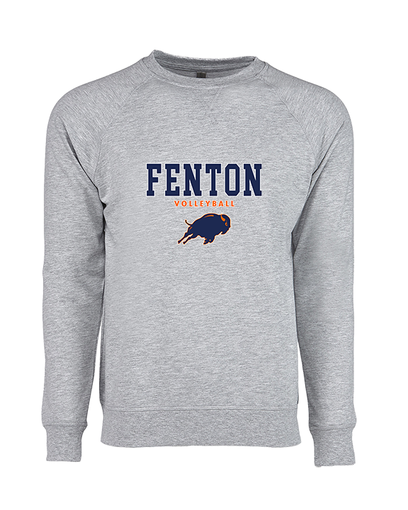 Fenton HS Boys Volleyball Block - Crewneck Sweatshirt