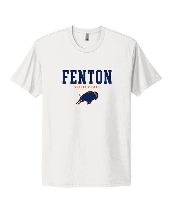 Fenton HS Boys Volleyball Block - Mens Select Cotton T-Shirt