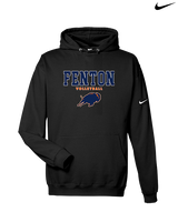 Fenton HS Boys Volleyball Block - Nike Club Fleece Hoodie