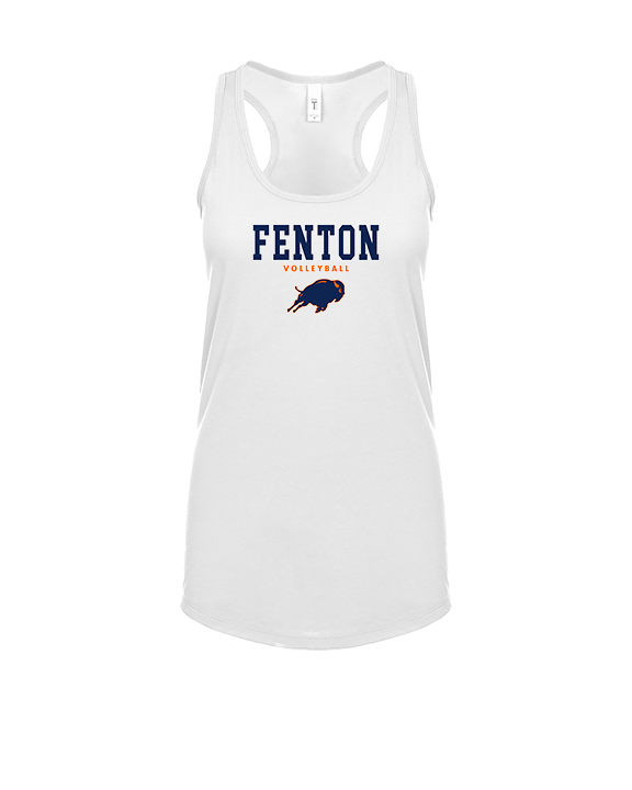 Fenton HS Boys Volleyball Block - Womens Tank Top