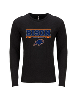 Fenton HS Boys Volleyball Border - Tri-Blend Long Sleeve
