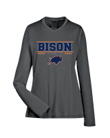 Fenton HS Boys Volleyball Border - Womens Performance Longsleeve