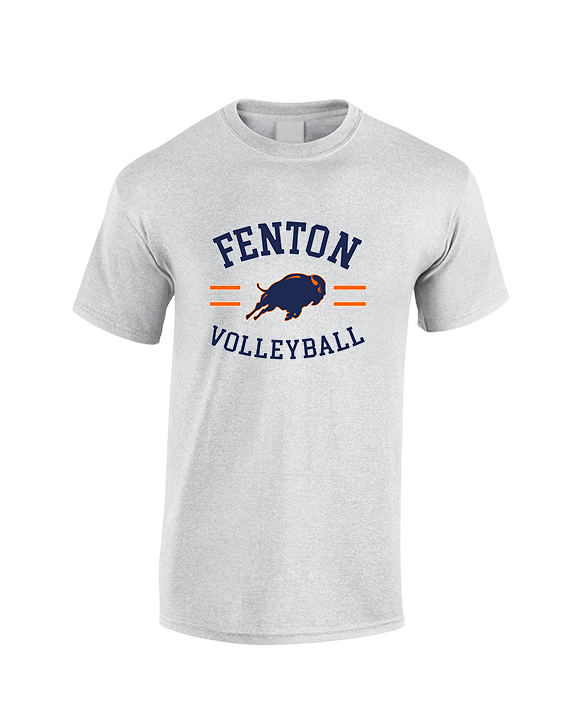 Fenton HS Boys Volleyball Curve - Cotton T-Shirt