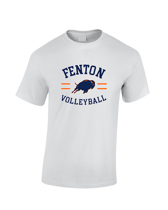 Fenton HS Boys Volleyball Curve - Cotton T-Shirt